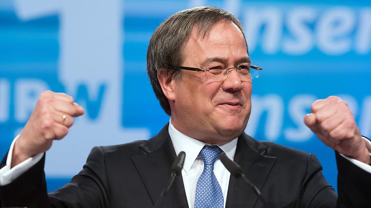 Bei Weitem nicht so beliebt wie Hannelore Kraft: CDU-Spitzenkandidat Armin Laschet.