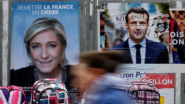 Eines eint die beiden Wahlsieger Marine Le Pen und Emmanuel Macron: Sie richten sich gegen das Establishment.