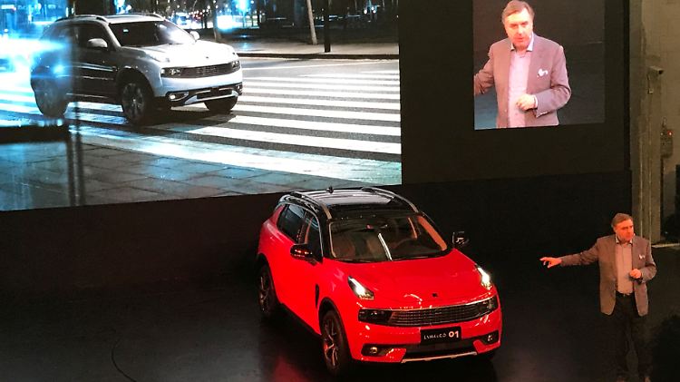 Auf der Shanghai Auto präsentiert Lynk den 01. Ein SUV, das bald auch in Europa fahren soll.