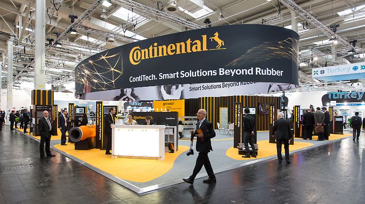 Conti-Stand auf der Hannover Messe.