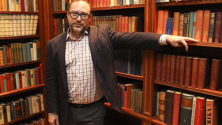 Will das Nachrichten-Geschäft retten: Jimmy Wales. 