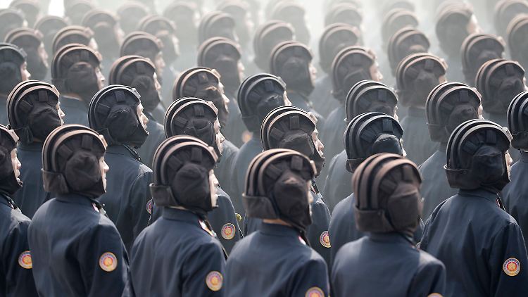Bereits vor einigen Tagen ließ Nordkorea das Militär aufmarschieren.