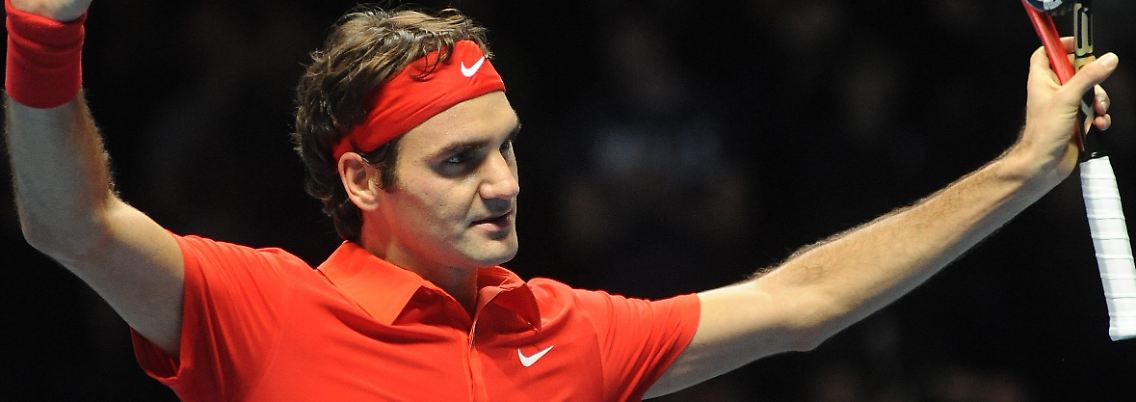 Erfolgreicher Start: Roger Federer.