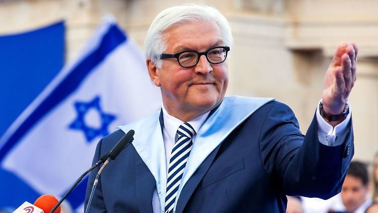 Frank-Walter Steinmeier ist seit Mai 2015 Ehrendoktor an der Hebräischen Universität in Jerusalem.