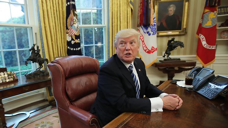 100 Tage im Oval Office: Donald Trump.