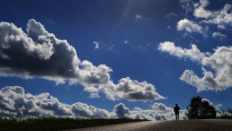 Größere Wolken kommen auf mehrere Tonnen Gewicht.