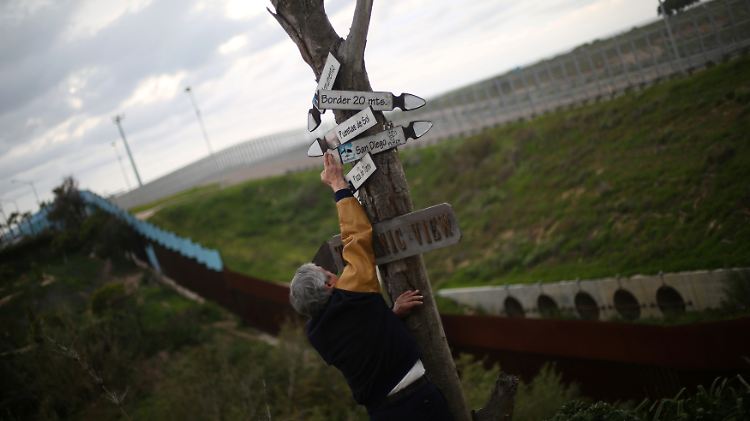 Der Grenzbereich in Tijuana.