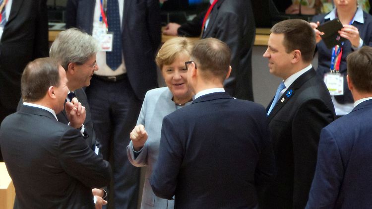Angela Merkel und ihre Kollegen entscheiden schnell. 