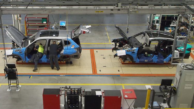 Produktion im BMW-Werk Spartanburg im US-Bundesstaat South Carolina