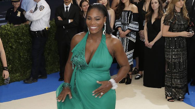 Sie erwartet ein Kind - und hat keine Zeit für alte Machos: Serena Williams.