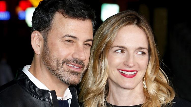 Können jetzt aufatmen: Jimmy Kimmel und Molly McNearney.