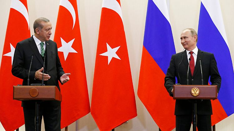 Wieder ziemlich beste Freunde? - Erdogan und Putin in Sotschi.
