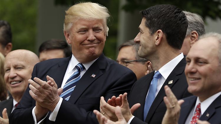 Autor des republikanischen Gesundheitskonzepts ist nicht Donald Trump, sondern der Sprecher des US-Repräsentantenhauses, Paul Ryan.