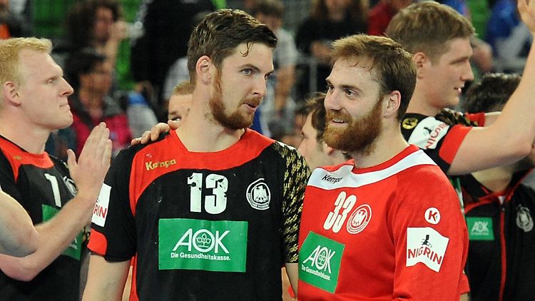Überragend: Torhüter Andreas Wolff, hier mit Hendrik Pekeler.