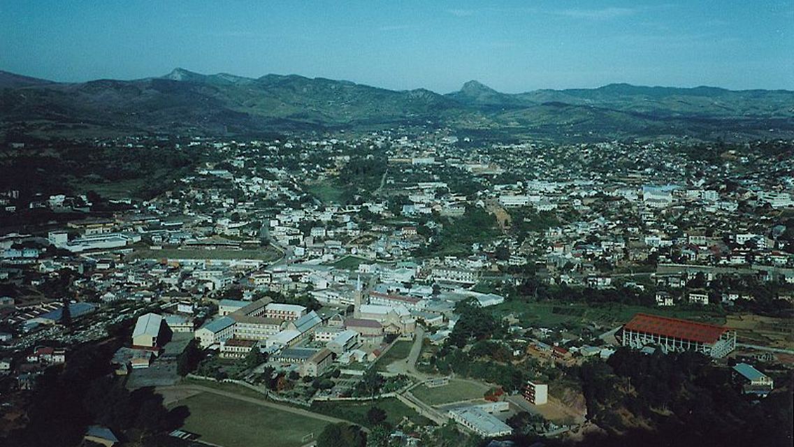 Blick auf Fianarantsoa.