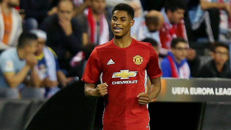 "Er arbeitet und arbeitet und arbeitet. Lasst uns das Alter vergessen": Marcus Rashford.