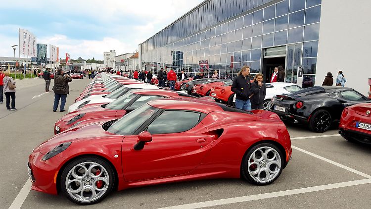Alfa Fans sind treu und scheuen keine langen Wege.