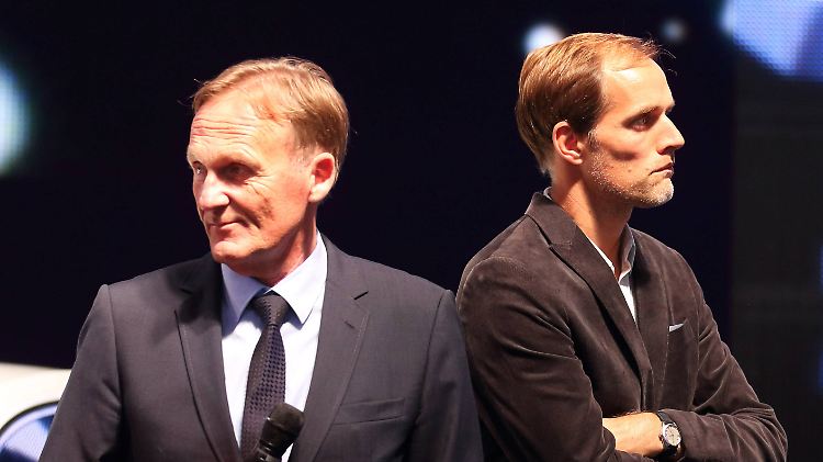Entliebt: Hans-Joachim Watzke (l.) und Thomas Tuchel haben bei Borussia Dortmund kein gutes Verhältnis.