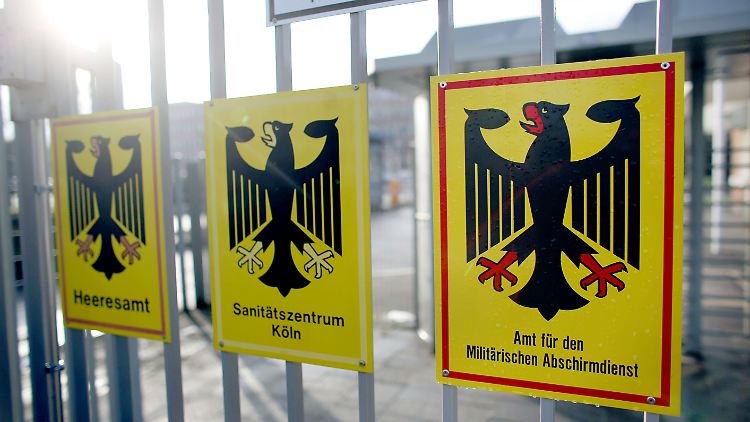 Es gibt Extremismusvorwürfe gegen einen weiteren Bundesoffizier, diesmal vom Militärischen Abschirmdienst.