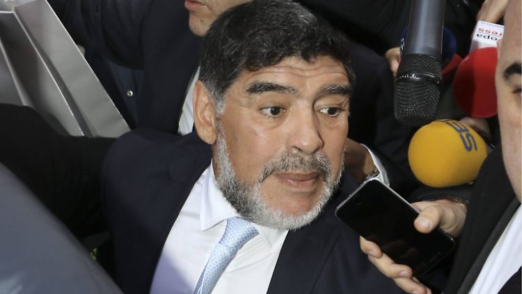 Er ist wieder da: Diego Maradona.