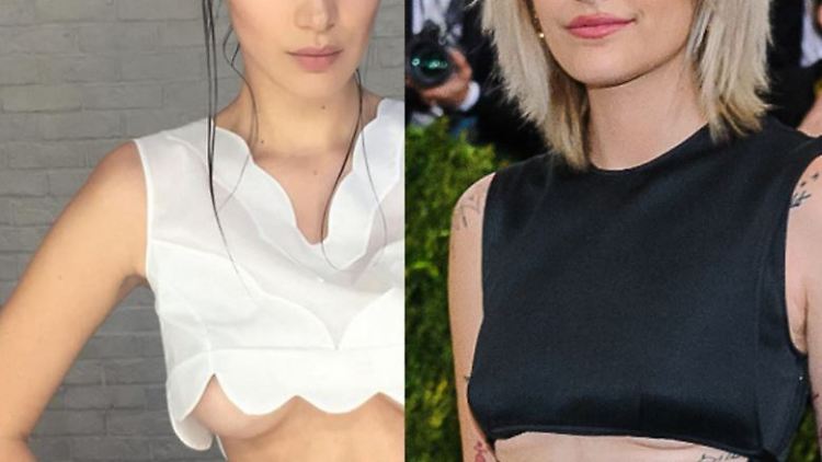 Können das tragen: Bella Hadid und Paris Jackson. 