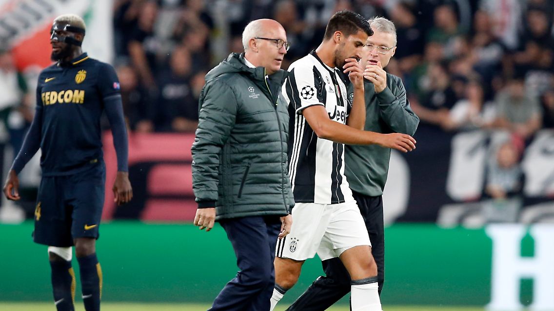 Nach zehn Minuten musste Khedira vom Platz humpeln.