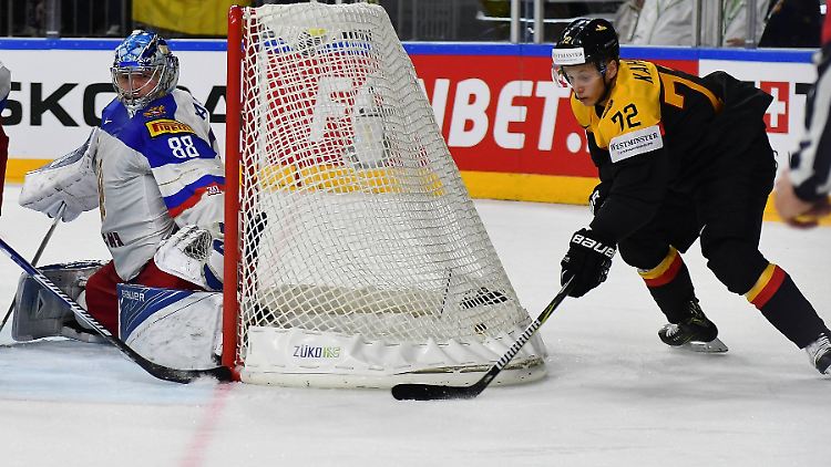 Dominik Kahun wurde im Penaltyschießen zum deutschen Matchwinner gegen die Slowakei.