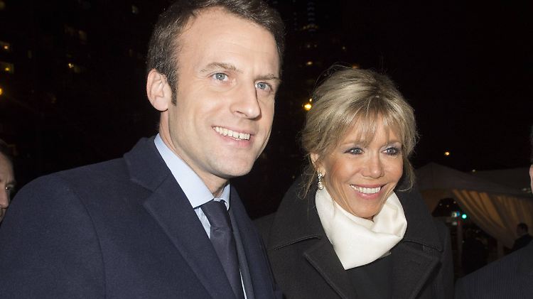 Das französische Präsidentenpaar Brigitte und Emmanuel Macron trennen 24 Jahre.