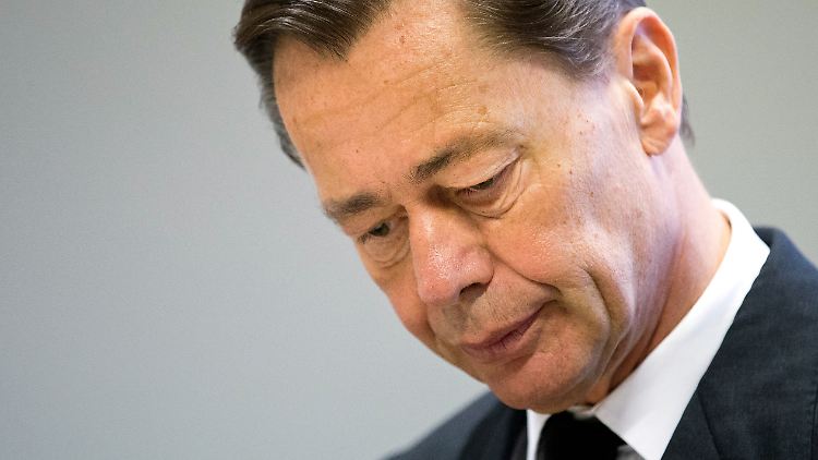 Middelhoff während des ersten Prozesses gegen ihn im Jahr 2014.
