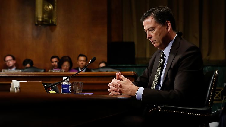 Bereits Anfang Mai sagte James Comey im Senat aus. Damals ging es um die mögliche Einflussnahme Russlands auf die US-Wahl.