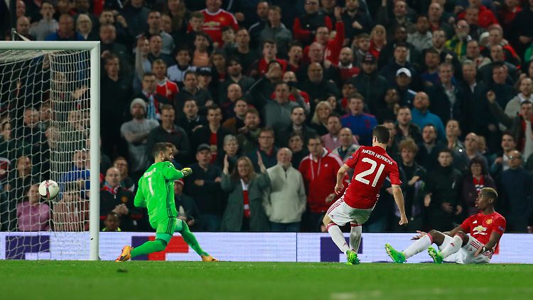 Bis zur 96. Minute musste Manchester United gegen Celta Vigo um den Finaleinzug bangen.