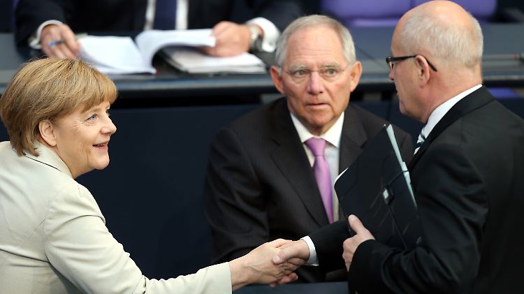 Merkel, Schäuble, Kauder: 15 Mrd. Euro Steuerentlastung sind genug.