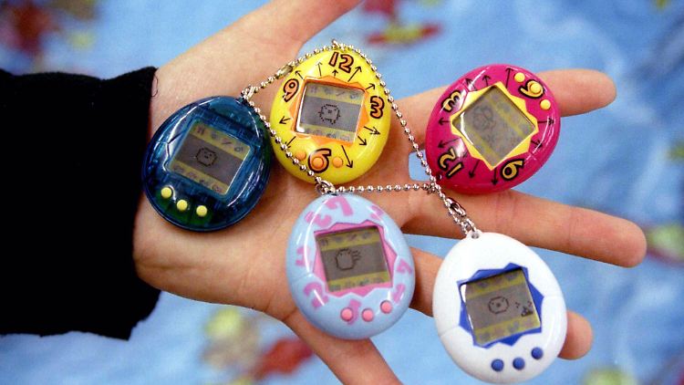 So sahen einige der ersten Tamagotchis in Europa aus.