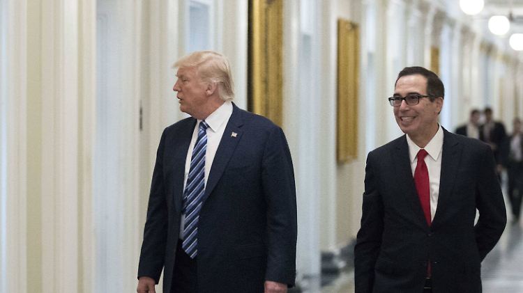 "Yep, yep." Konnte oder wollte Finanzminister Mnuchin seinen Boss nicht von dessen peinlichen Fehlern abhalten?