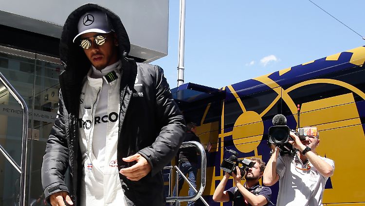 Trainieren kann er ja: Lewis Hamilton.