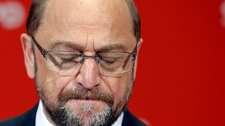 Erlebte einen bitteren Abend: SPD-Kanzlerkandidat Martin Schulz.