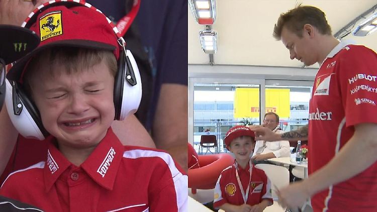 So kann nur ein echter Fan leiden, wenn sein Idol aus dem Rennen ausscheidet.