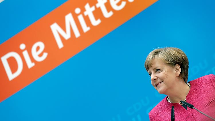 Angela Merkel ist die Kanzlerkandidatin der CDU. "Nicht nur eigentlich", wie sie betont.