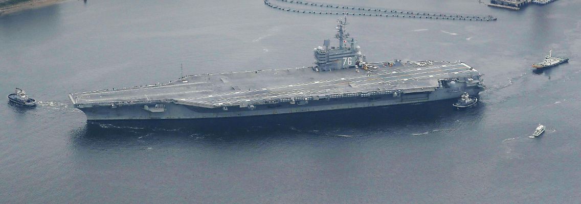 Die "USS Ronald Reagan" ist wieder im Pazifik unterwegs.