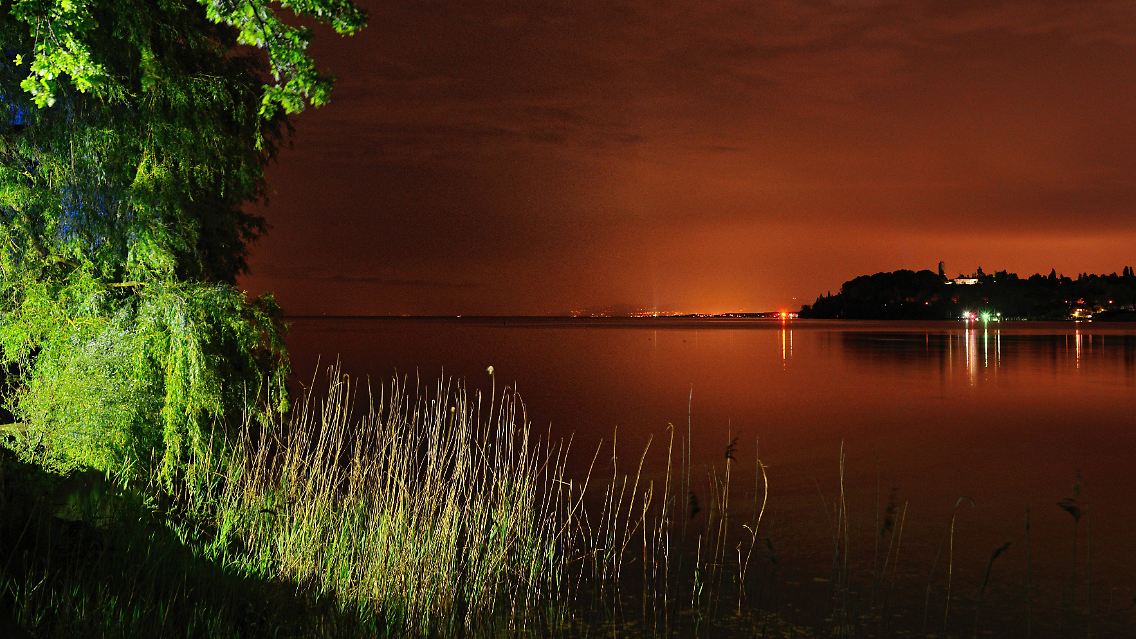 Der Bodensee bei Nacht
