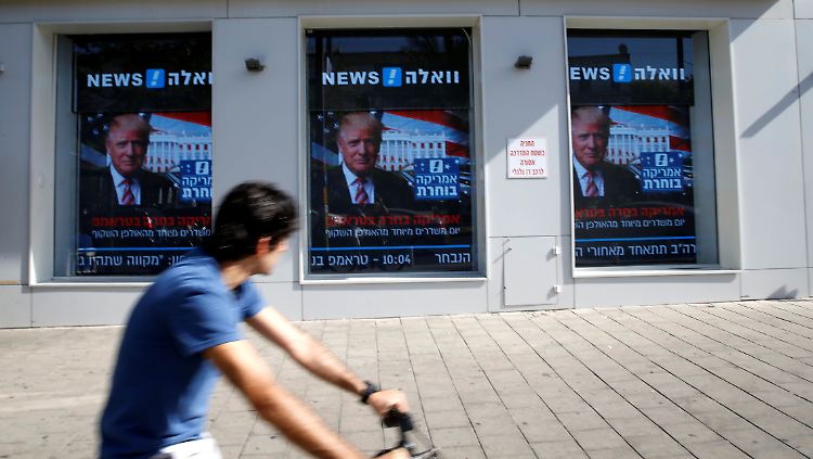 Offiziell gibt es aus Israel keine Kritik an Donald Trumps Verhalten. 