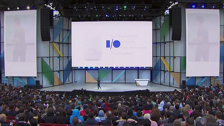 Wie immer gut besucht: Google eröffnete die I/O mit einer langen Keynote.