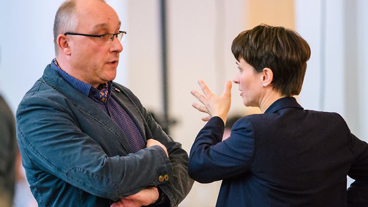 Petry setzt sich in Sachen Ausschlussverfahren gegen Jens Maier (l.) offenbar durch.
