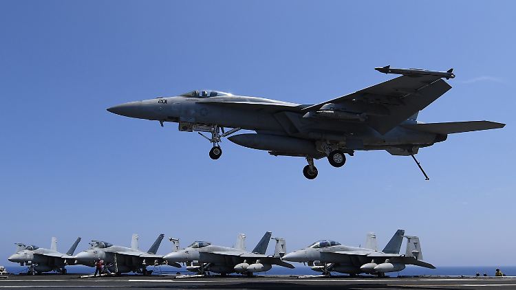 US-Jets sollen die regierungstreuen Truppen ins Visier genommen haben.