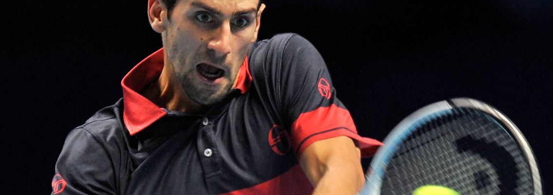 Start nach Maß: Novak Djokovic.