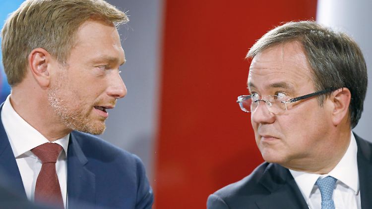 Sehen die Bereitschaft zu fairen Einigungen: Christian Lindner und Armin Laschet. 