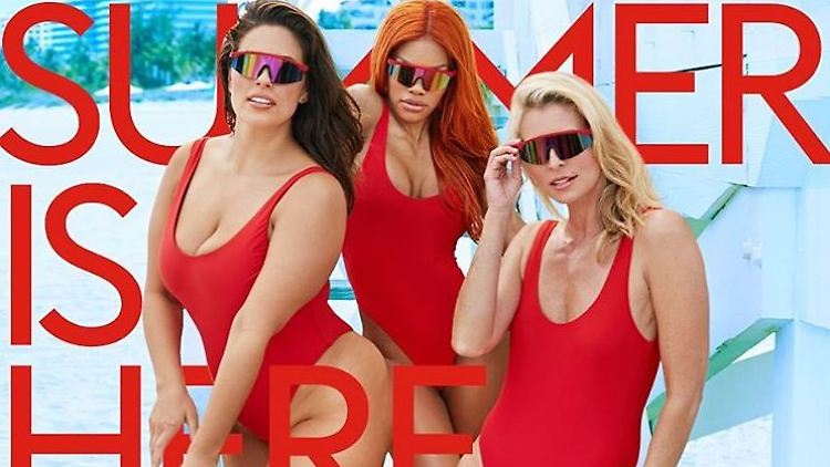 Mit ihnen kommt der Sommer: Ashley Graham, Teyana Taylor und Niki Taylor (v.l.n.r.).