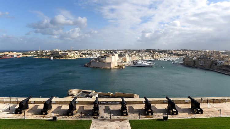 Der Hafen der maltesischen Hauptstadt Valetta.
