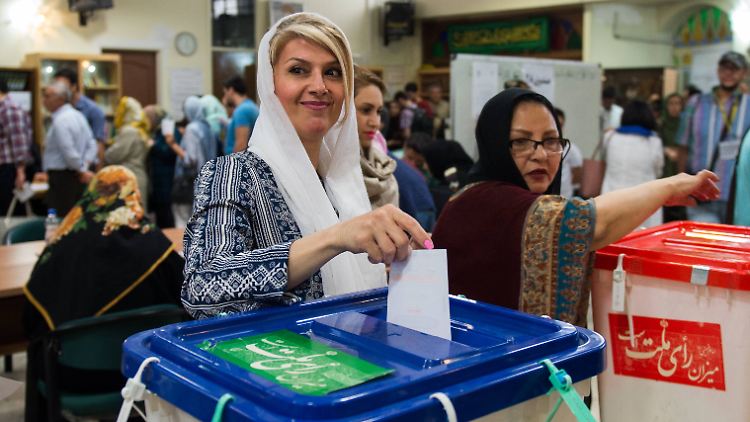 Die Wahlbeteiligung im Iran war hoch.