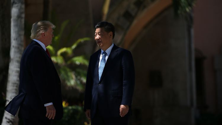 US-Präsident Trump und sein chinesischer Amtskollege Xi.